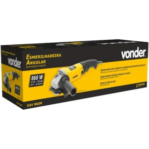 Esmerilhadeira Angular Vonder 4.1/2" 115Mm Eav860N 11000Rpm 860W 220V