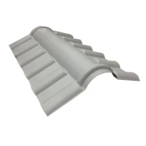 Cumeeira em PVC Colonial Central Plan Concreto 35X88CM 1,6MM