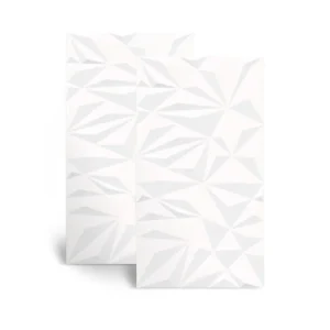 Revestimento Cerâmico 3D Brilhante Cadiz Branco Tipo A 37X59CM